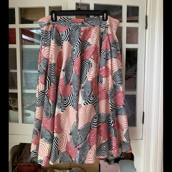 Voodoo Vixen Beach Umbrella Isabella Circle Skirt - Picture 2 of 8